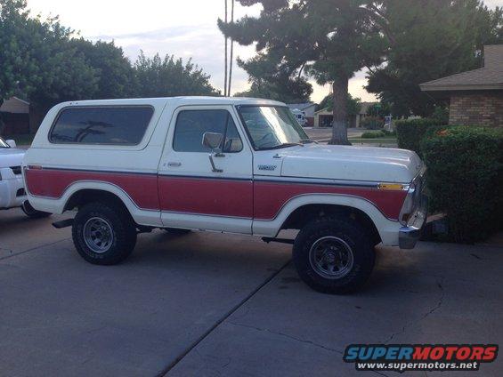 The 78 Bronco June 2014 when I bought it