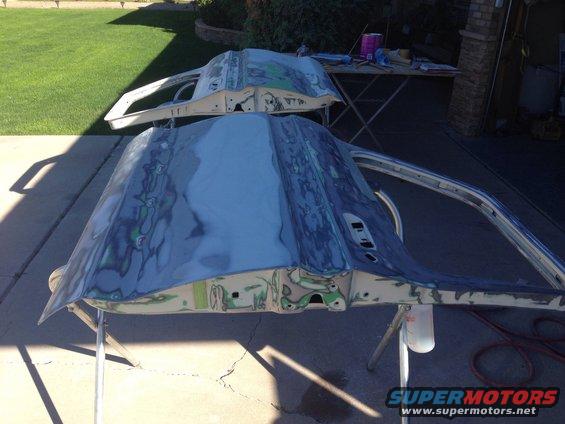 Driver side door body work February 11 2015