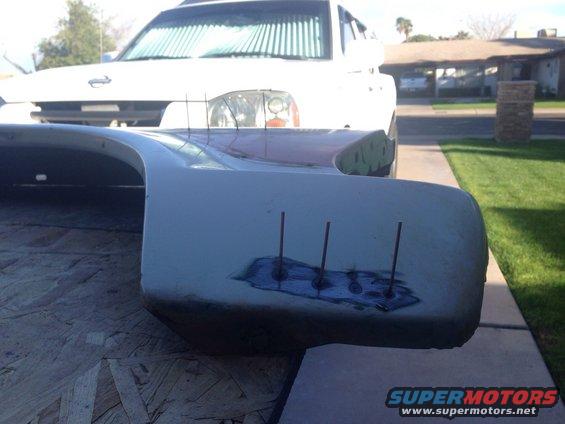 Pulling a dent with a stud gun February 24 2015