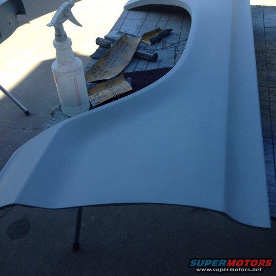 Driver side front fender in primer march 7 2015