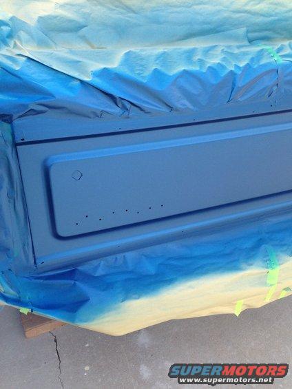 Tailgate basecoat on April 7 2015
