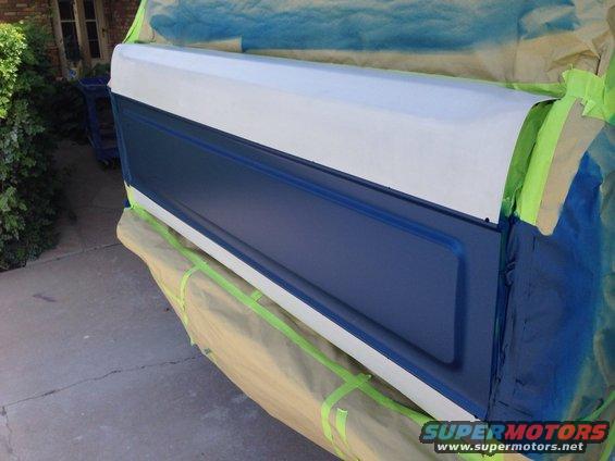 White and blue sprayed ready for clear April 7 2015