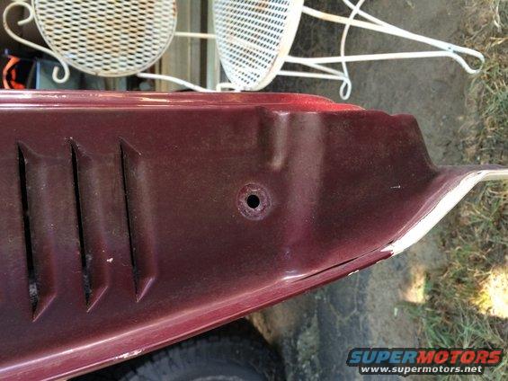 Rivet missing