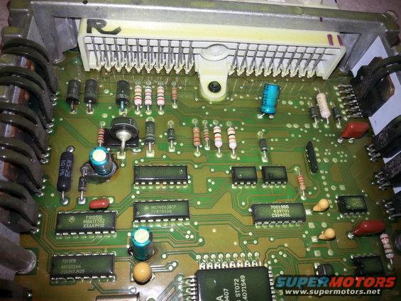 ford bronco 5.8l cpu bad  capacitor = hard to start when it rains