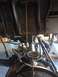 Trying to line up the Dana 44 differential with a plumb bob