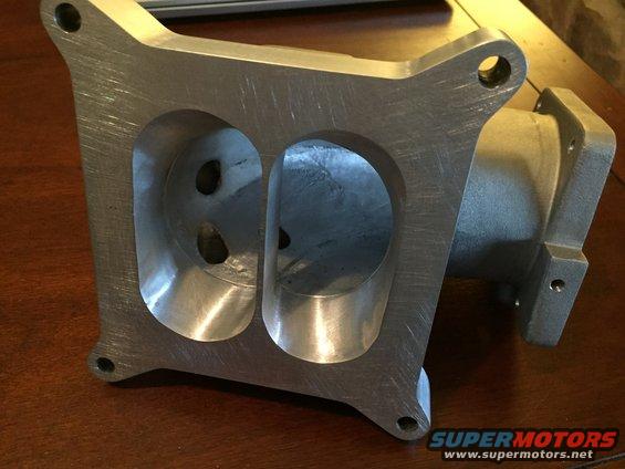 finished-elbow-bottom.jpg Plenum bolted to adapter. Just a little step here and there. Won't hurt anything.