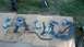 Misc. pieces ready for rubberized undercoating.