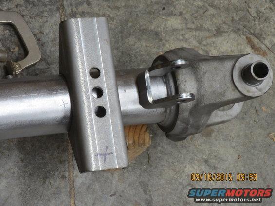 Took the axle down to a local machine shop to torch off the bracket below the spring pad. I come to pick it up and both the panhard bar bracket and spring pad were gone.. guess it's alright, gives me more motivation to run blazer leafs.