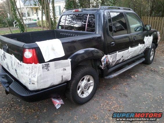 sport trac paint plastic cladding