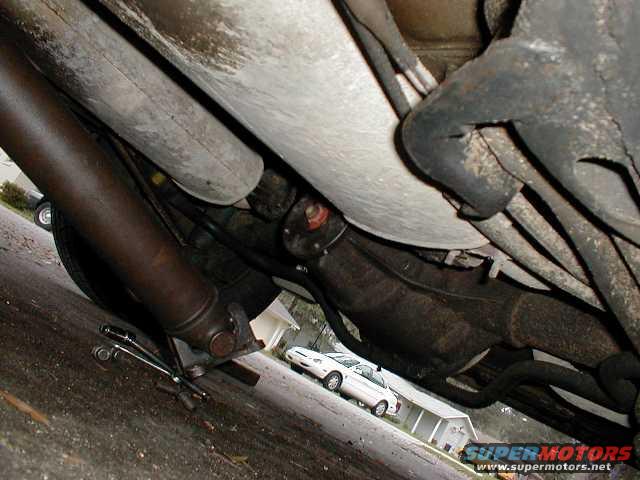 Dropped the driveshaft