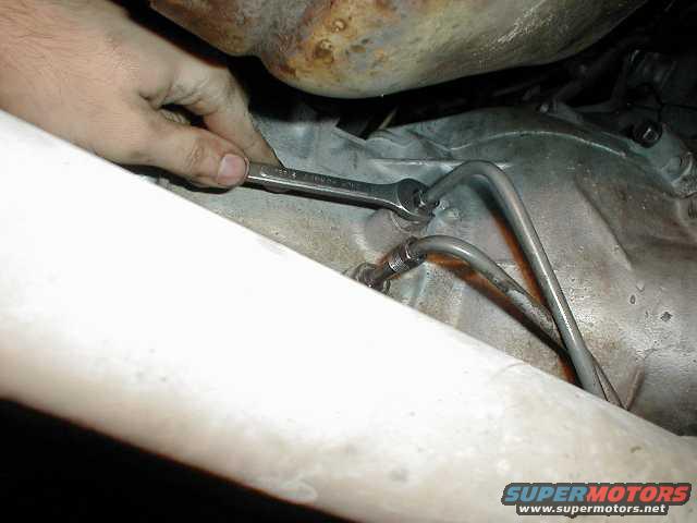 Removed cooling lines