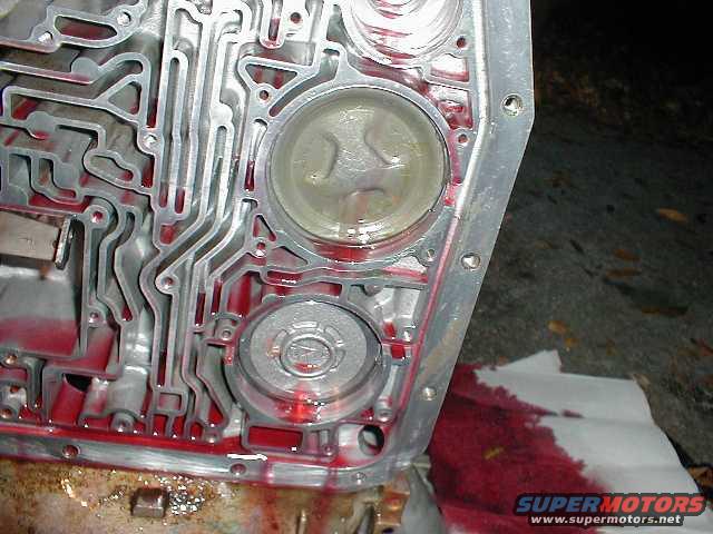 After valve body was removed