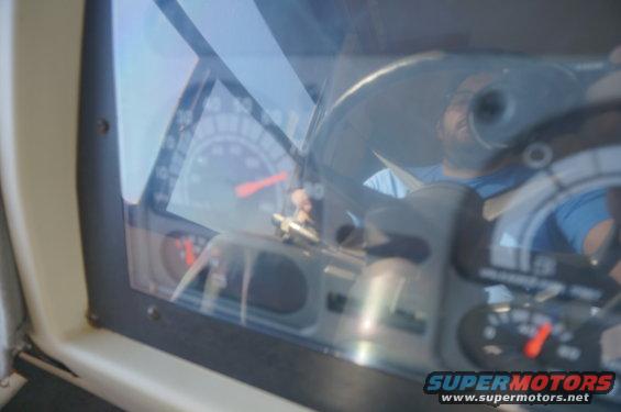 1995 Chevrolet P30 interior dashboard with speedometer and tachometer