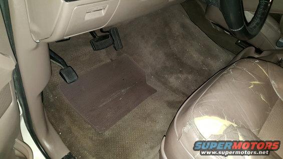 Dirty and torn seat covers. 