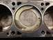 1979 Ford Bronco - This image shows the internal components of an engine block, focusing on the cylinders and pistons.