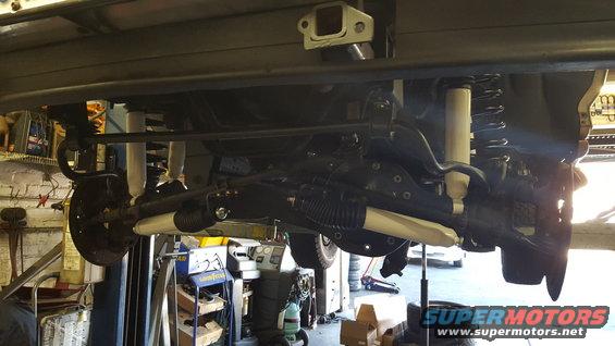 4 inch BDS lift 
Sway bar drop brackets with energy suspension bushings
BDS dual steering stabilizers 