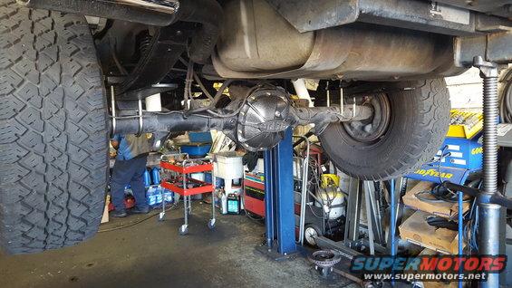 New BDS leaf springs and rebuilt diff (not painted yet)