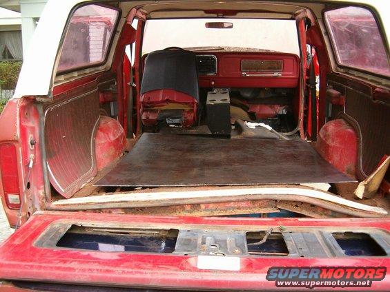 This is what the rear should look like when done.