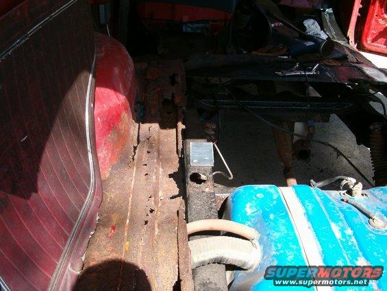 Covering the frame damage
