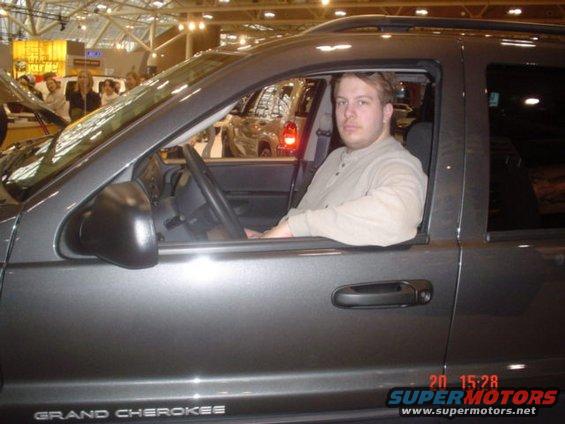 Yours Truly in a Jeep Grand Cherokee
