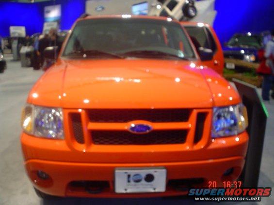 One Ugly Coloured Explorer Sporttrac In Orange -- Production Colour