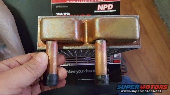 New Copper Heater Core