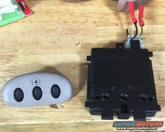 Homelink module from a Ford Explorer