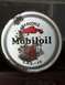 1909 Ford Model T - Vintage Gargoyle Mobiloil A SAE-30 oil can with red gargoyle logo and text.