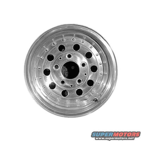 Aluminum alloy wheel with multiple circular holes and small bolt holes