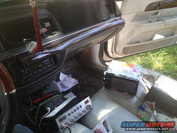 Installing the new Pioneer head unit in 2012