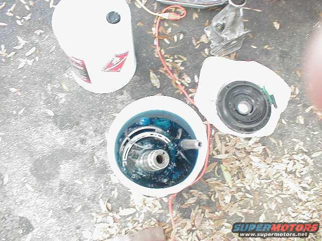 All the parts went in to two buckets of Parts Cleaner