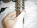 There are 6 sealing rings on the output shaft to replace... 2 orange (not shown) and 4 teflon (shown...