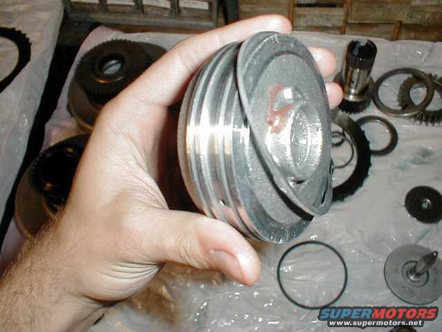 odseals.jpg What putting new seals on the servo and clutch pistons look like. This is the majority of the actual act of "rebuilding"--installing new seals to make sure all the leaks are gone