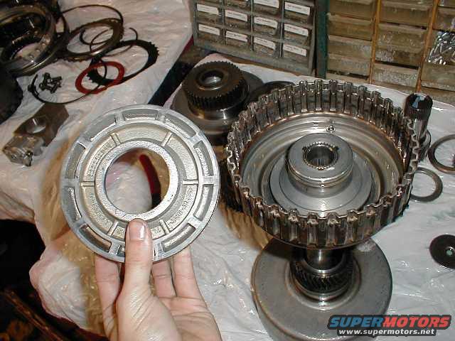 Forward drum and piston. This is after removing the large spring by way of the clutch spring compressore