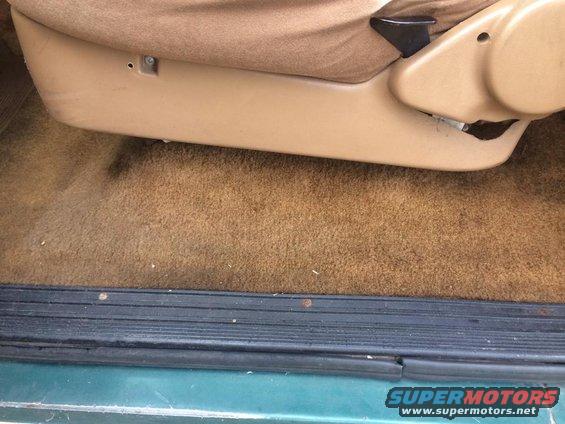 All weatherstripping is shot.