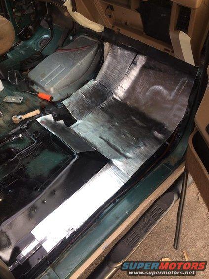 Little bit of sanding and HD paint in some areas. Roll down liner. Started up front.