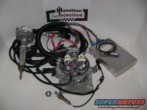 Engine control unit, distributor, throttle body, wiring harness, and oxygen sensor