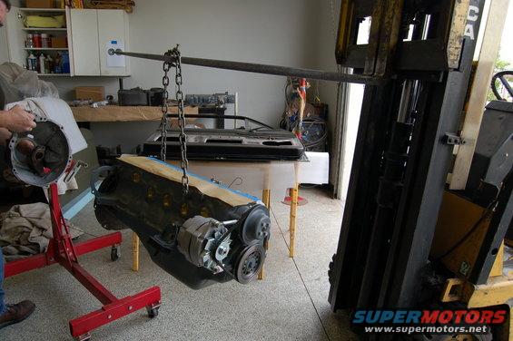 Getting ready to put in the motor
