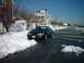 1996 Ford Thunderbird - leftover snow