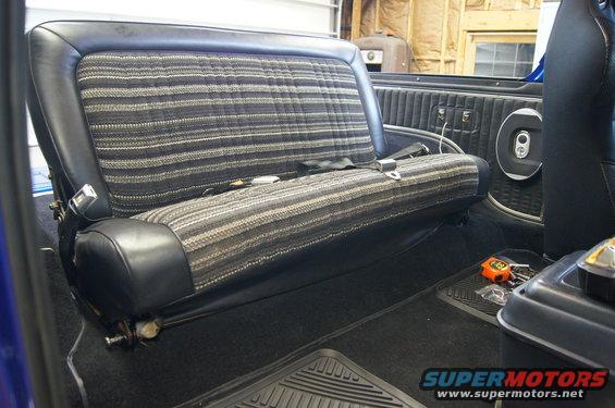 Back of interior finished up, assembled,  done