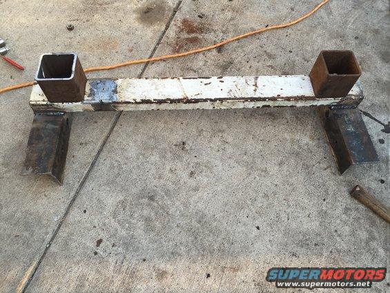 img_5486.jpg marking location of 4x4 tubes that will become the front spring mounting locations