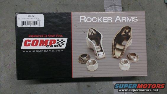 COMP Cams rocker arms and nuts in packaging