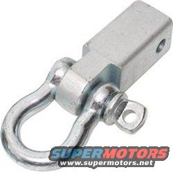 Metal hitch shackle recovery device with a U-shaped pin