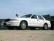 2000 Ford Crown Victoria - A white 2000 Ford Crown Victoria is shown from the front 3/4 angle against a blue sky.