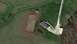 1995 Mercury Grand Marquis - Aerial view shows a residential property with a garden area highlighted by a red circle.