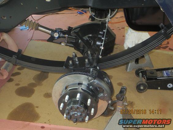 finished shot of the axle