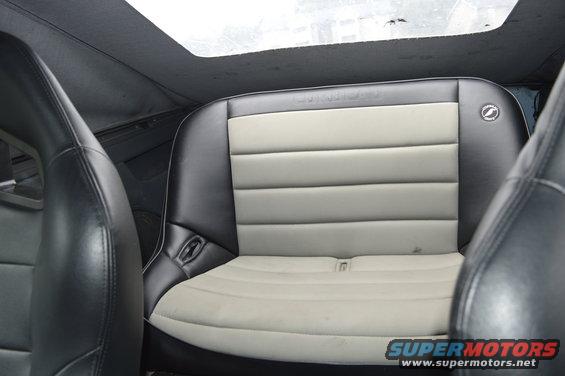 1992 Ford Bronco interior showing rear seats and sunroof