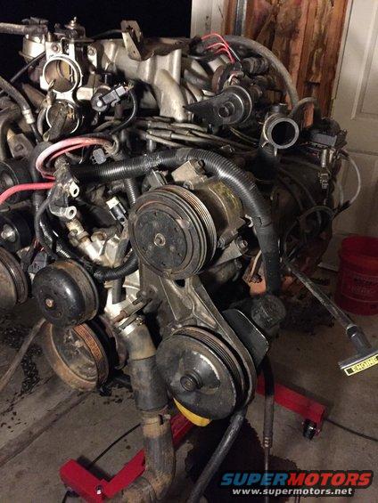 image_7.jpeg here's the front of the motor.  since the motor was from an e-van, it has a saginaw power steering pump! score!