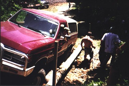 rockhill03.jpg Assessing the damage...getting ready for more rocks.