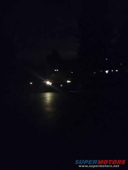 Picture with the reverse lights on.